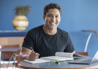IRSC student studying